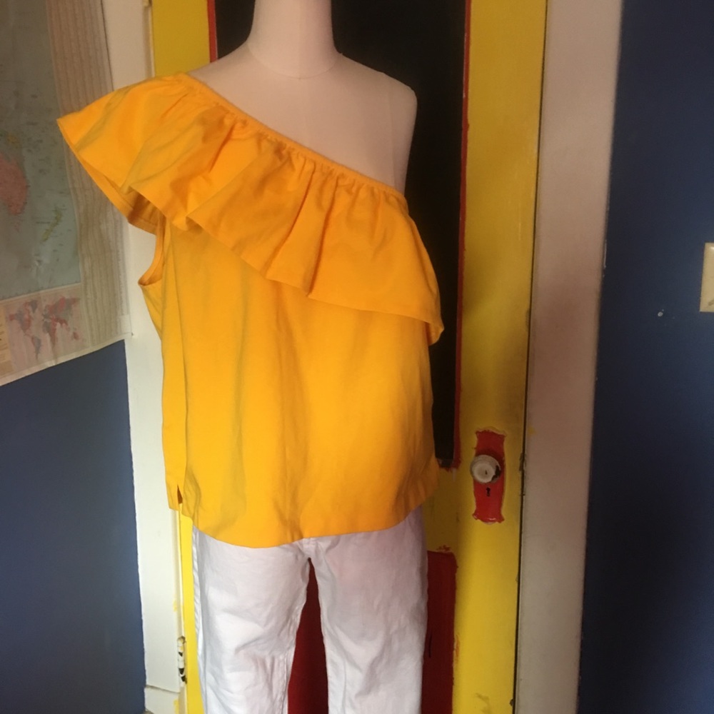 J. Crew One-shoulder Blouse